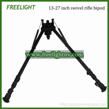 13-27 inch Harris Style Pivot Model Bipod with notches and swivel